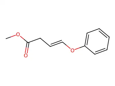 (Z)-4-苯氧基-3-丁烯酸甲酯 structure