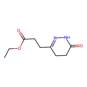 ethyl 3-(6-oxo-4,5-dihydro-1H-pyridazin-3-yl)propanoate structure
