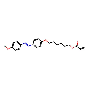 (E)-6-[4-[(4-Methoxyphenyl)diazenyl]phenoxy]hexyl Acrylate structure