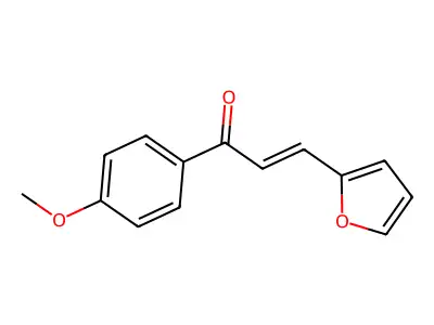 3-(2-Furyl)-1-(4-methoxyphenyl)prop-2-en-1-one structure