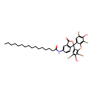 5-(N-Hexadecanoyl)aminoeosin structure