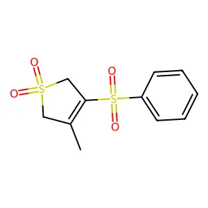 3-Methyl-4-(phenylsulfonyl)-2,5-dihydrothiophene 1,1-dioxide structure