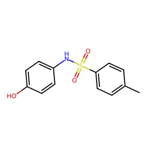 N-(4-羟基苯基)对甲苯磺酰胺 structure