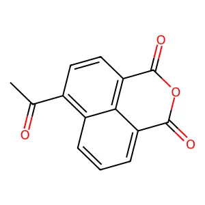 6-Acetyl-1H,3H-naphtho[1,8-cd]pyran-1,3-dione structure