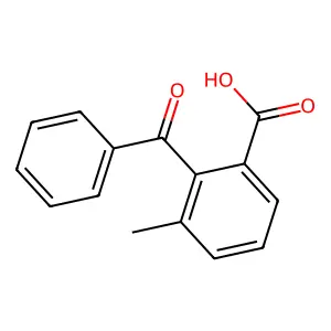 2-Benzoyl-3-methylbenzoic acid structure