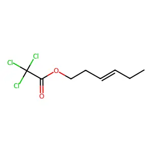 Acetic acid, trichloro-, 3-hexenyl ester structure