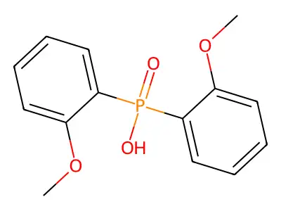 Phosphinic acid, bis(o-methoxyphenyl)- structure