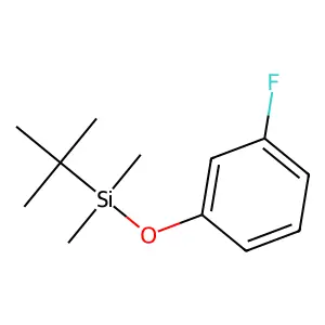 tert-Butyl(3-fluorophenoxy)dimethylsilane structure