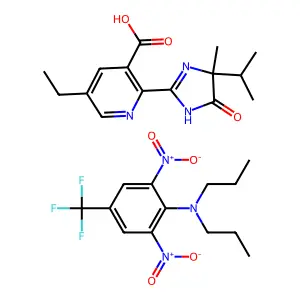 Trifluralin-Imazethapyr mixt. structure