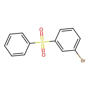 Benzene, 1-bromo-3-(phenylsulfonyl)- structure