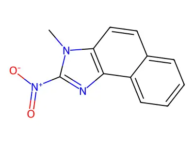 3H-Naphth(1,2-d)imidazole, 3-methyl-2-nitro- structure