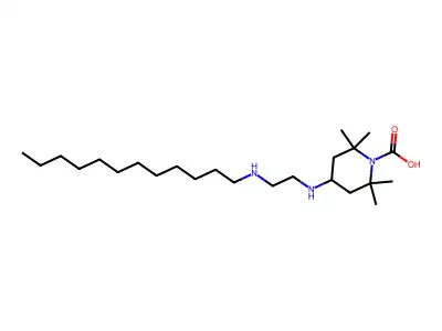 Ethanediamide, N1-(1-acetyl-2,2,6,6-tetramethyl-4-piperidinyl)-N2-dodecyl- structure