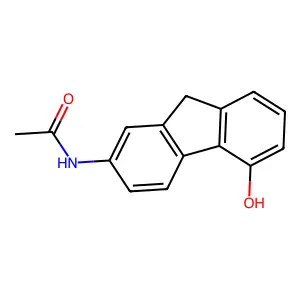 N-(5-羟基-9H-芴-2-基)乙酰胺 structure
