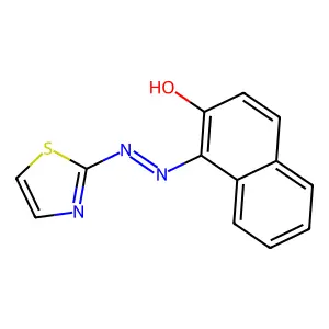 1-(2-Thiazolylazo)-2-naphthol structure