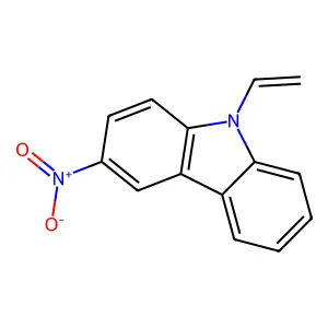3-Nitro-9-vinylcarbazole structure