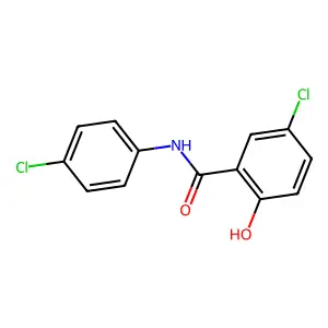 4',5-Dichlorosalicylanilide structure