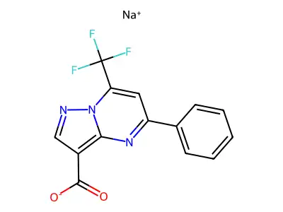 5-Phenyl-7-(trifluoromethyl)pyrazolo[1,5-a]pyrimidine-3-carboxylic acid structure