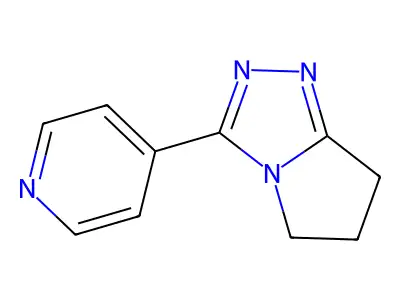 3-pyridin-4-yl-6,7-dihydro-5H-pyrrolo[2,1-c][1,2,4]triazole structure