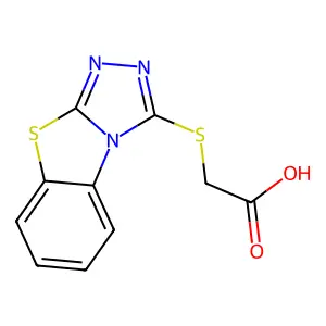 ([1,2,4]Triazolo[3,4-B][1,3]benzothiazol-3-ylthio)acetic acid structure