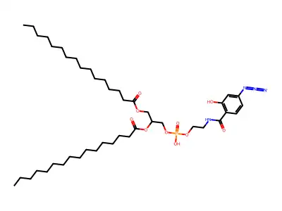 1,2-Dipalmitoyl(3,4-azidosalicylamido)phosphatidylethanolamine structure