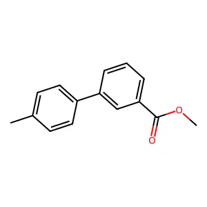 Methyl 3-(4-methylphenyl)benzoate structure