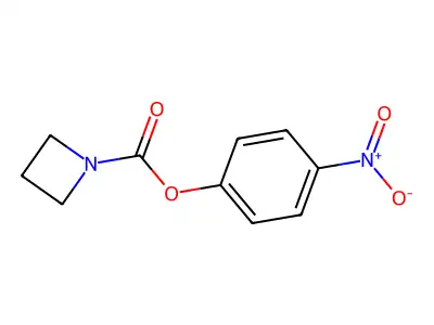 p-Nitrophenyl 1-azetidinecarboxylate structure