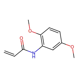 N-(2,5-dimethoxyphenyl)prop-2-enamide structure