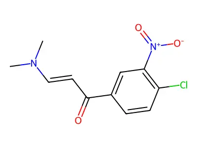 1-(4-Chloro-3-nitrophenyl)-3-(dimethylamino)prop-2-en-1-one structure