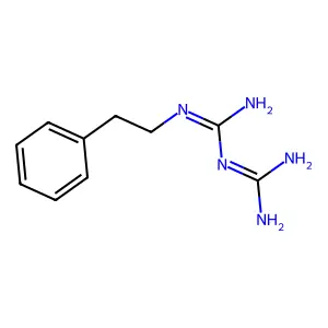 苯乙雙胍 structure