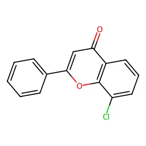 4h-1-Benzopyran-4-one,8-chloro-2-phenyl- structure