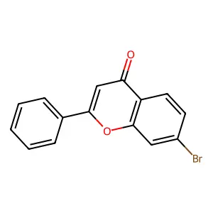 7-Bromo-2-phenyl-chromen-4-one structure
