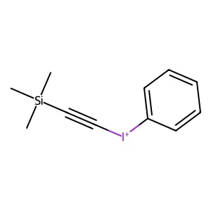 Iodonium, phenyl[(trimethylsilyl)ethynyl]- structure
