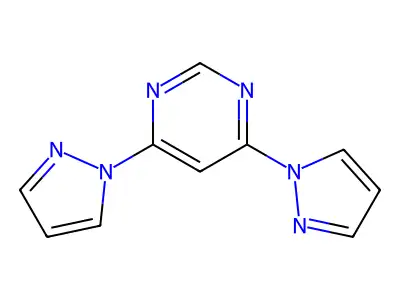 Pyrimidine, 4,6-bis(1H-pyrazol-1-yl)- structure