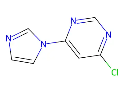 4-Chloro-6-(1H-imidazol-1-yl)pyrimidine structure