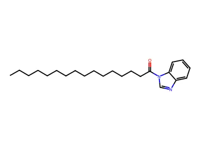 1-palmitoyl-1H-benzimidazole structure