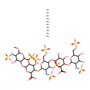 磺達肝素 structure