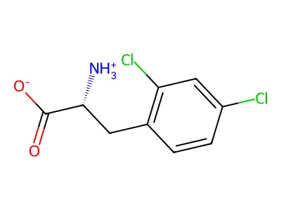 2,4-Dichlorophenylalanine structure