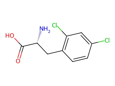 2,4-Dichloro-L-phenylalanine structure