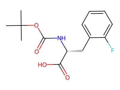 2-{[(Tert-butoxy)carbonyl]amino}-3-(3-fluorophenyl)propanoic acid structure