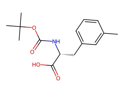 Boc-3-methyl-L-phenylalanine structure