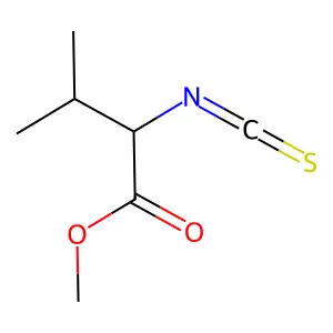 Methyl 2-isothiocyanato-3-methylbutanoate structure