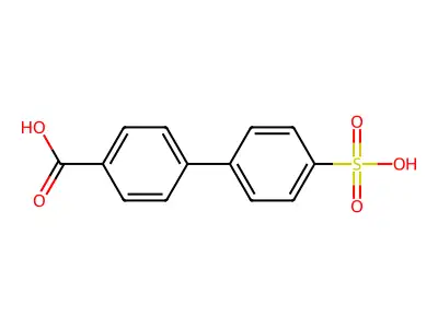 4-(4-sulfophenyl)benzoic Acid structure