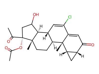 15beta-Hydroxycyproterone acetate structure