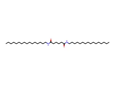 N1,N6-Dihexadecylhexanediamide structure