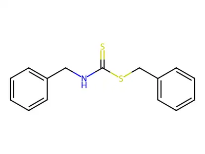 Phenylmethyl N-(phenylmethyl)carbamodithioate structure