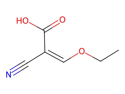 2-Cyano-3-ethoxyacrylic acid structure