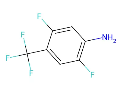 4-Amino-2,5-difluorobenzotrifluoride structure