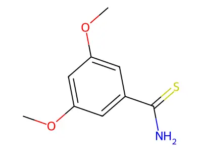 3,5-Dimethoxythiobenzamide structure