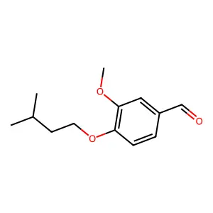 3-Methoxy-4-(3-methylbutoxy)benzaldehyde structure