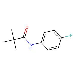 2,2-Dimethyl-4'-fluoropropionanilide structure